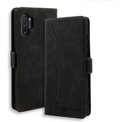 Bodycell Θήκη - Πορτοφόλι Samsung Galaxy Note 10 Plus - Black (5206015058554)