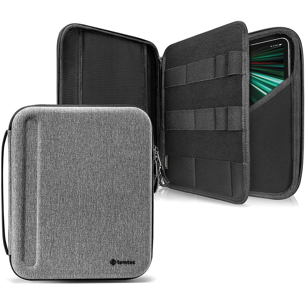 Tomtoc Smartcase Sleeve PadFolio Ανθεκτική Σκληρή Θήκη / Χαρτοφύλακας για iPad Pro 12.9" - Gray (A06-004G)