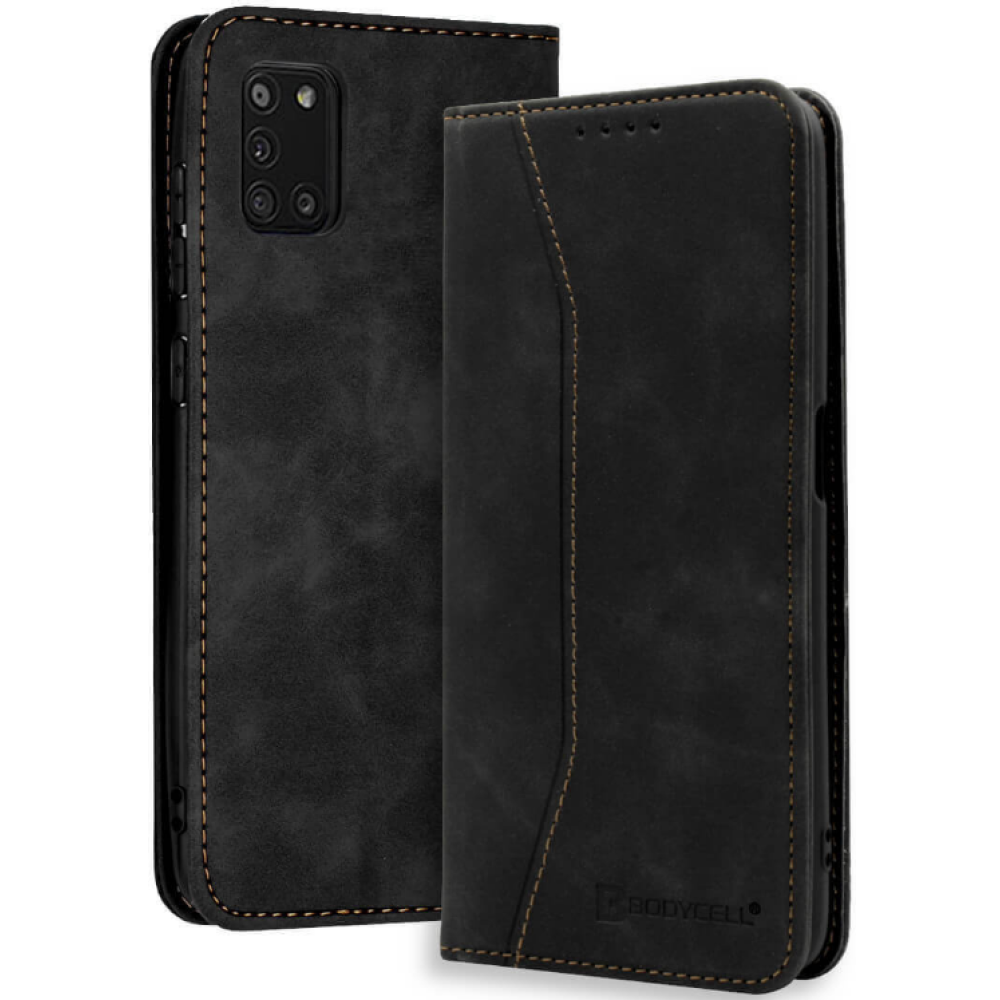Bodycell Θήκη - Πορτοφόλι Samsung Galaxy A31 - Black (5206015058004)