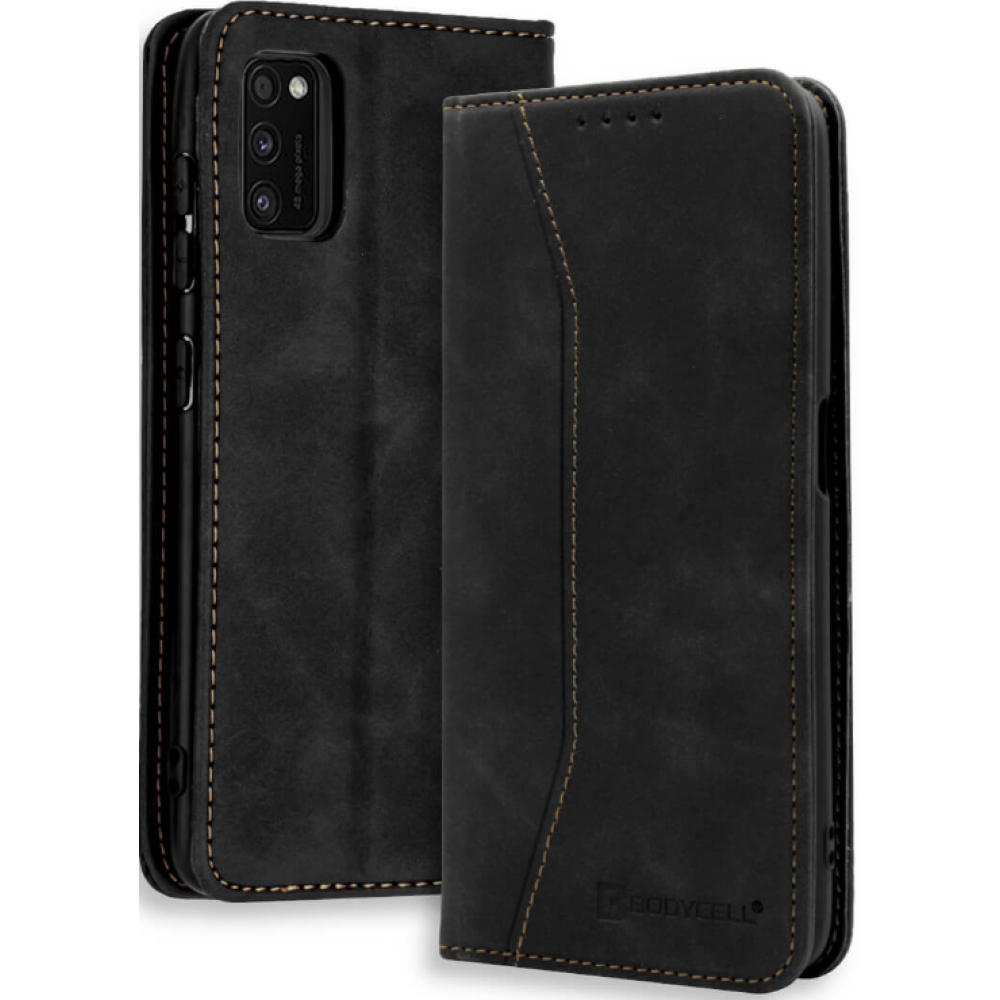 Bodycell Θήκη - Πορτοφόλι Samsung Galaxy A41 - Black (5206015058103)