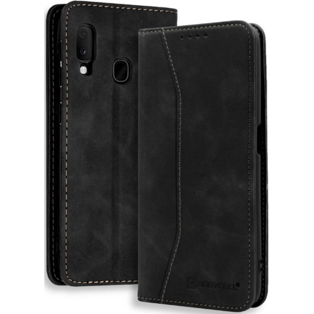 Bodycell Θήκη - Πορτοφόλι Samsung Galaxy A20e - Black (5206015057854)
