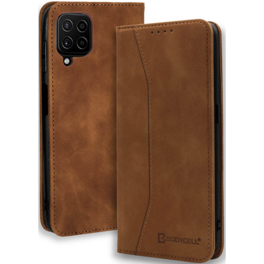 Bodycell Θήκη - Πορτοφόλι Samsung Galaxy A42 5G - Brown (5206015058929)