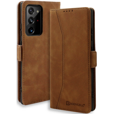 Bodycell Θήκη - Πορτοφόλι Samsung Galaxy Note 20 Ultra - Brown (5206015058721)