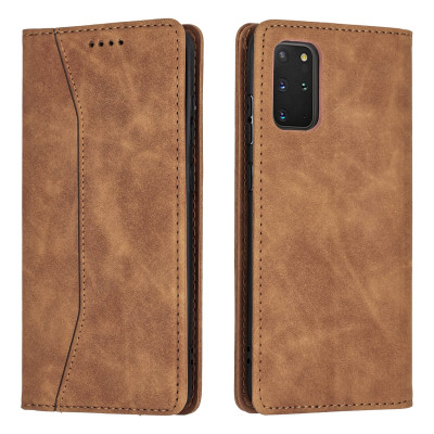 Bodycell Θήκη - Πορτοφόλι Samsung Galaxy S20 Plus - Brown (5206015058424)