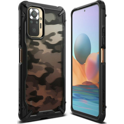 Ringke Fusion X Θήκη Xiaomi Redmi Note 10 Pro - Camo Black (8809785456741)