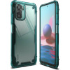 Ringke Fusion X Θήκη Xiaomi Redmi Note 10 / Note 10S - Turquoise Green (8809785457373)