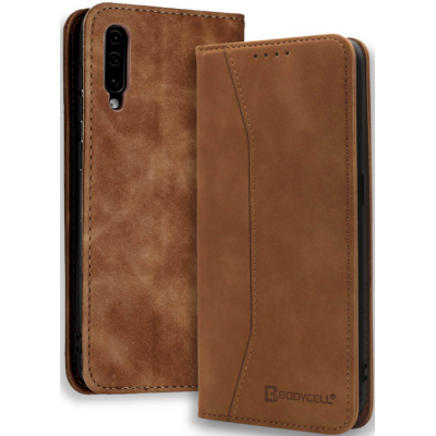 Bodycell Θήκη - Πορτοφόλι Samsung Galaxy A70 - Brown (5206015058271)