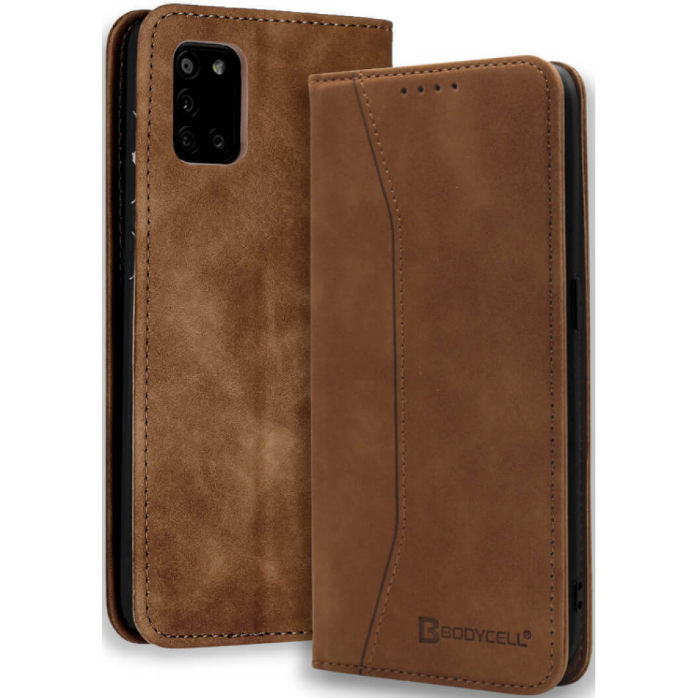 Bodycell Θήκη - Πορτοφόλι Samsung Galaxy A31 - Brown (5206015058028)