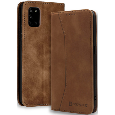 Bodycell Θήκη - Πορτοφόλι Samsung Galaxy A31 - Brown (5206015058028)