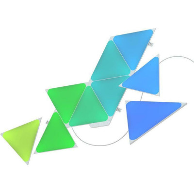 Nanoleaf Shapes Triangles Starter Kit - Αρθρωτές Συνθέσεις LED Φωτισμού - 9 Τεμάχια (NL47-0002TW-9PK)