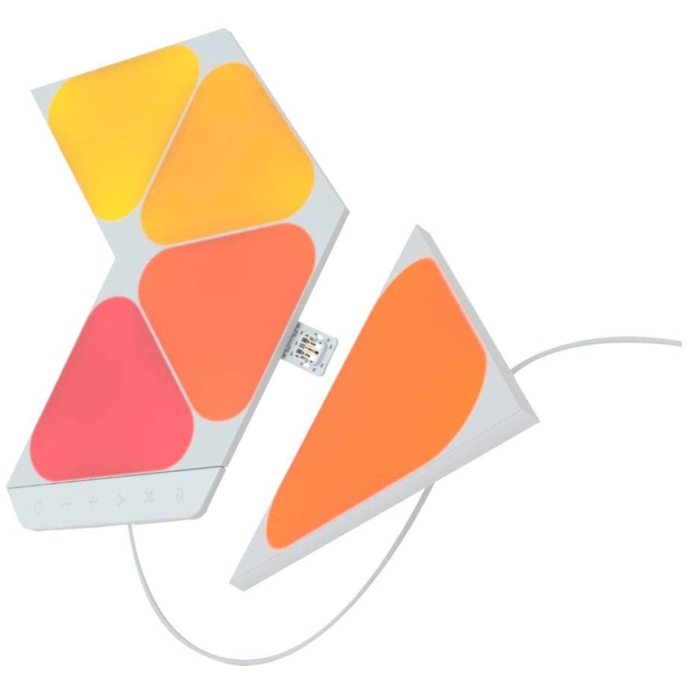 Nanoleaf Shapes Mini Triangles Starter Kit - Αρθρωτές Συνθέσεις LED Φωτισμού - 5 Τεμάχια (NL48-5002TW-5PK)