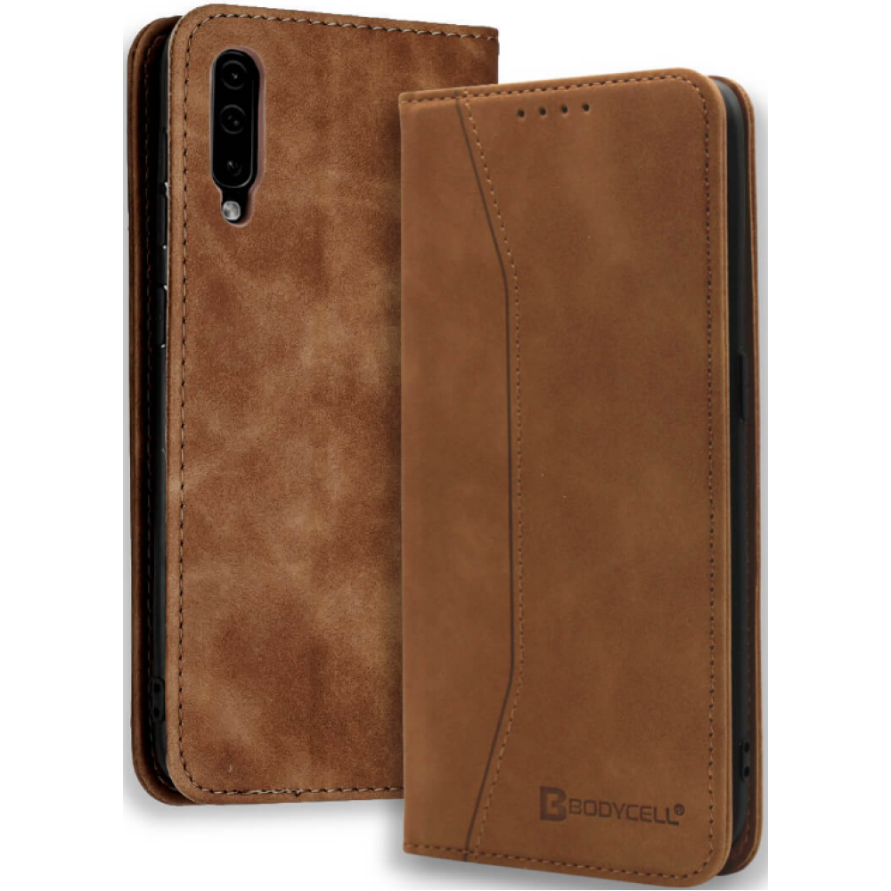 Bodycell Θήκη - Πορτοφόλι Samsung Galaxy A50 / A30s - Brown (5206015058172)