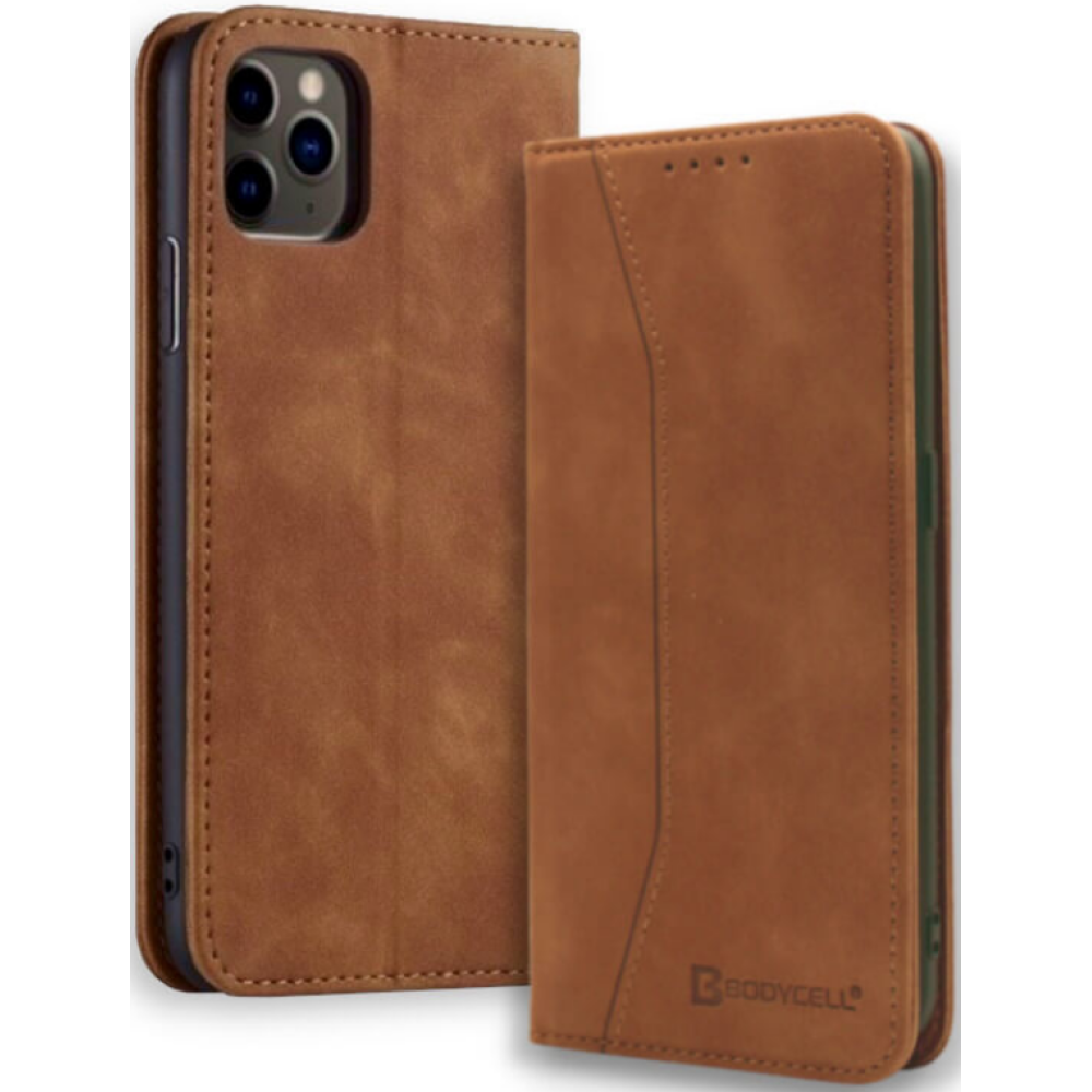 Bodycell Θήκη - Πορτοφόλι Apple iPhone 11 Pro - Brown (5206015057670)