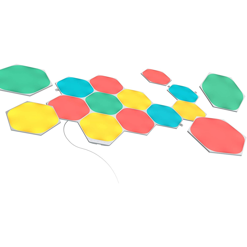 Nanoleaf Shapes Hexagons Starter Kit - Αρθρωτές Συνθέσεις LED Φωτισμού - 15 Τεμάχια (NL42-6002HX-15PK)