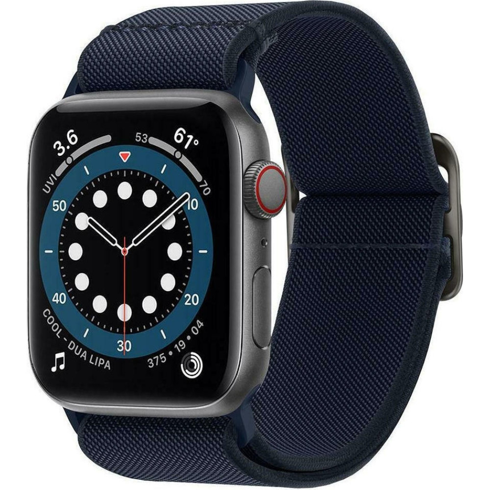 Spigen Lite Fit Υφασμάτινο Λουράκι Apple Watch Ultra/SE/11/10/9/8/7/6/5/4 (49/46/45/44mm) - Navy (AMP02287)