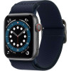 Spigen Lite Fit Υφασμάτινο Λουράκι Apple Watch Ultra/SE/11/10/9/8/7/6/5/4 (49/46/45/44mm) - Navy (AMP02287)