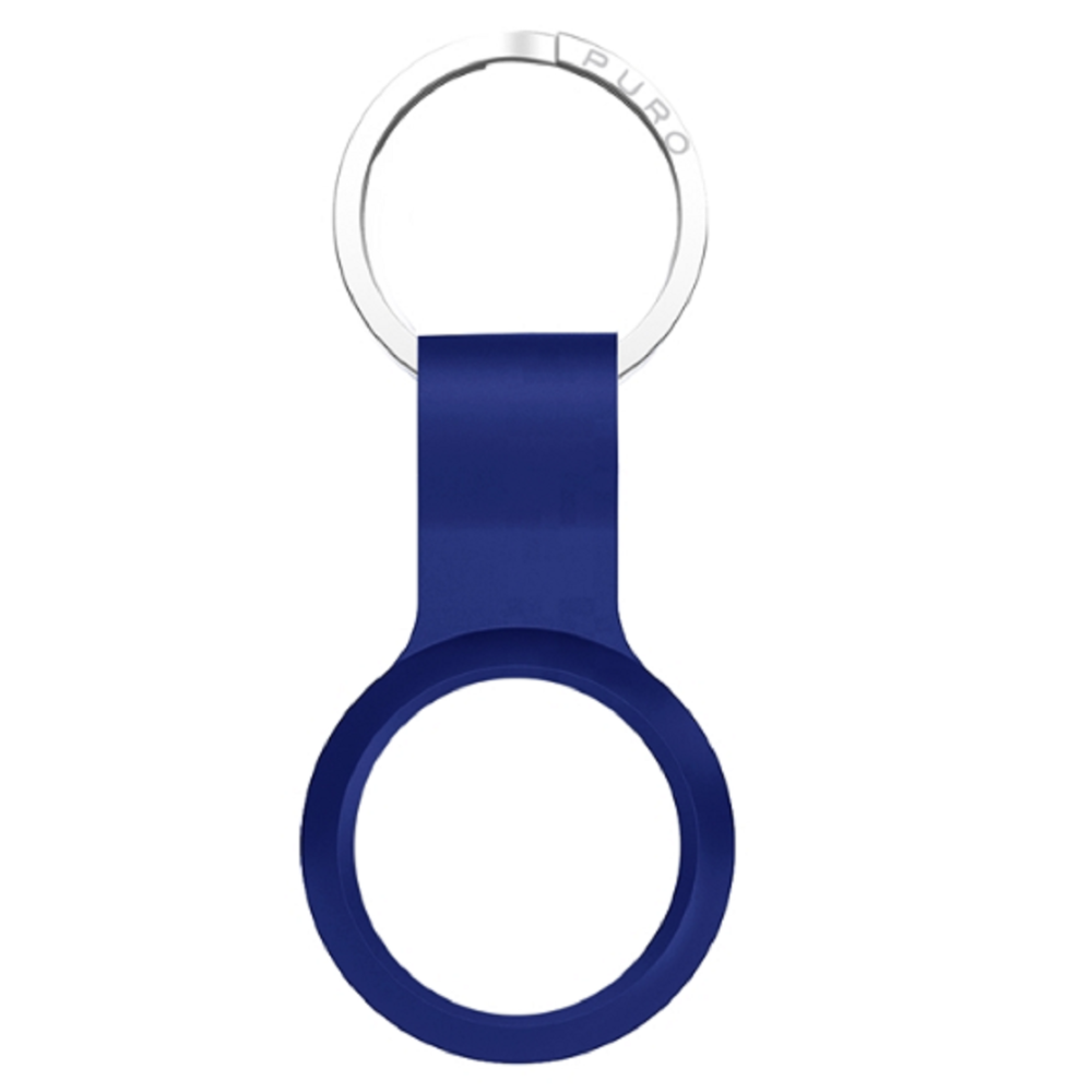 Puro Icon Θήκη / Μπρελόκ Σιλικόνης Apple AirTag - Dark Blue (ATICON1-DKBLUE)