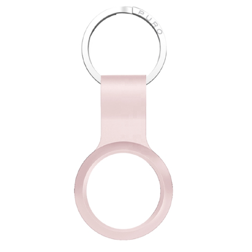Puro Icon Θήκη / Μπρελόκ Σιλικόνης Apple AirTag - Rose (ATICON1-ROSE)