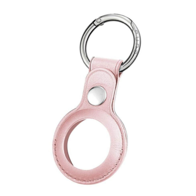 Puro Sky Leather Look Θήκη / Μπρελόκ Apple AirTag - Rose (ATSKY1-ROSE)