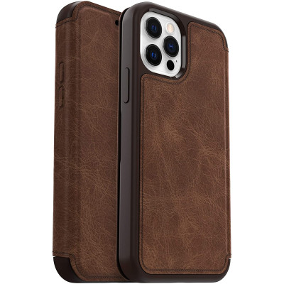 Otterbox Strada - Premium Δερμάτινη Θήκη - Πορτοφόλι Apple iPhone 12 / 12 Pro - Brown (77-65421)