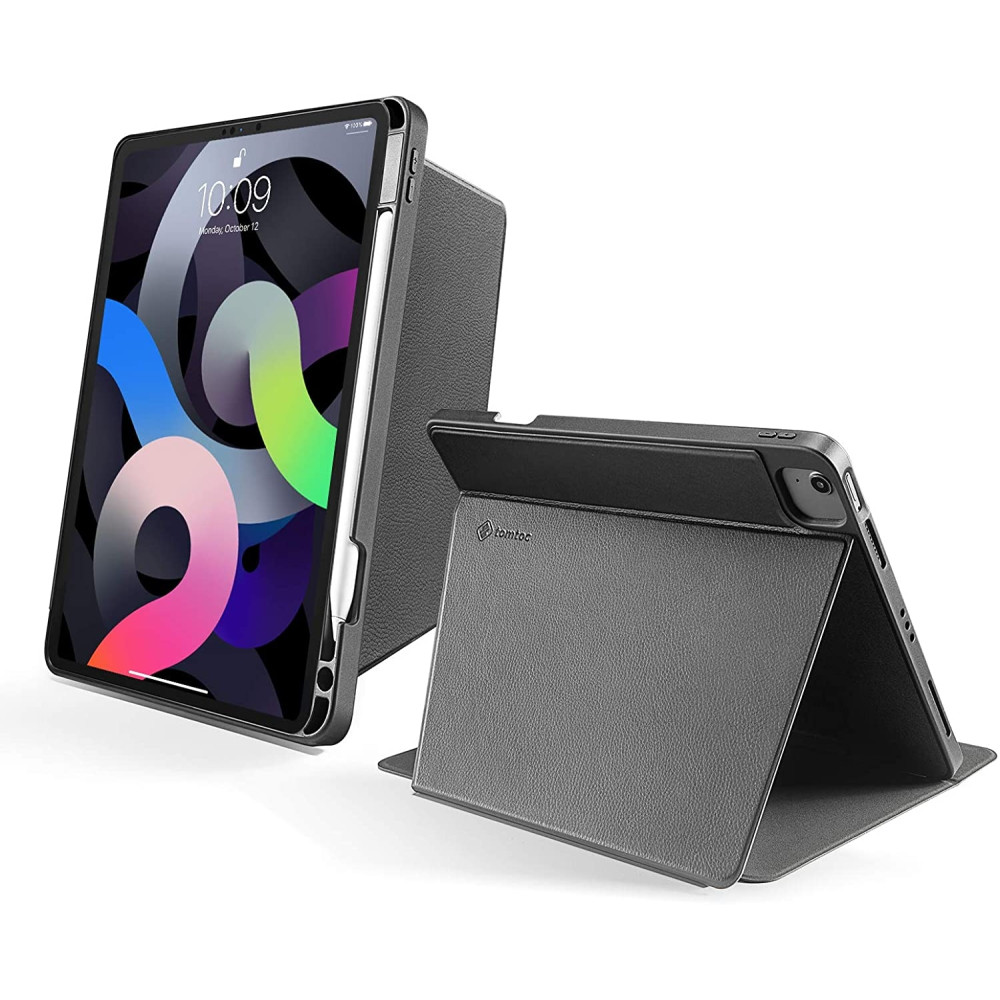 Tomtoc Θήκη Vertical Tri-Case Apple iPad Air 7 2025 11" / Air 6 2024 11" / Air 5 2022 10.9" / Air 4 2020 10.9" - Black (B02-005D)
