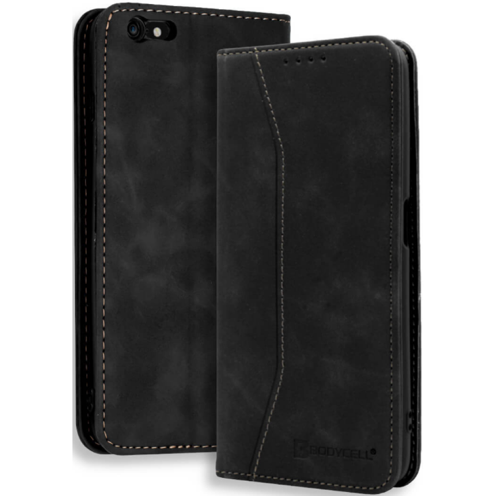 Bodycell Θήκη - Πορτοφόλι Apple iPhone 6S Plus / 6 Plus - Black (5206015057359)