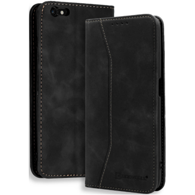 Bodycell Θήκη - Πορτοφόλι Apple iPhone 6S Plus / 6 Plus - Black (5206015057359)