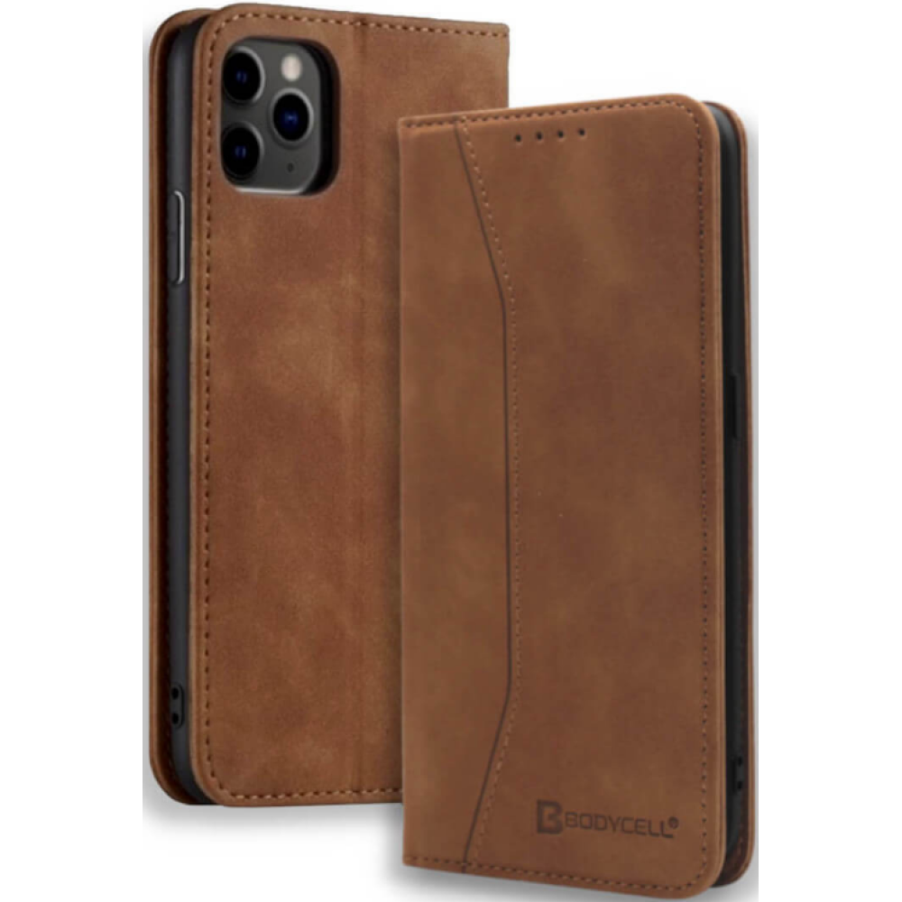 Bodycell Θήκη - Πορτοφόλι Apple iPhone 12 Pro Max - Brown (5206015055423)