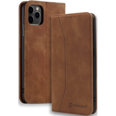Bodycell Θήκη - Πορτοφόλι Apple iPhone 12 Pro Max - Brown (5206015055423)