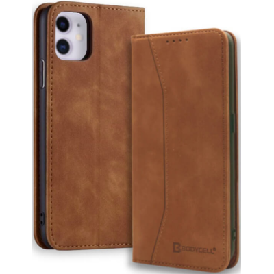 Bodycell Θήκη - Πορτοφόλι Apple iPhone 11 - Brown (5206015057724)