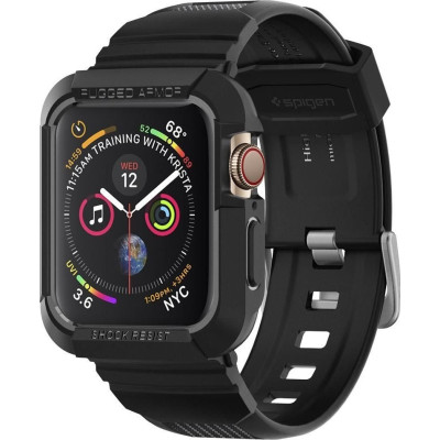 Spigen Rugged Armor Pro Θήκη Apple Watch SE/9/8/7/6/5/4 (45/44mm) - Black (062CS25324)
