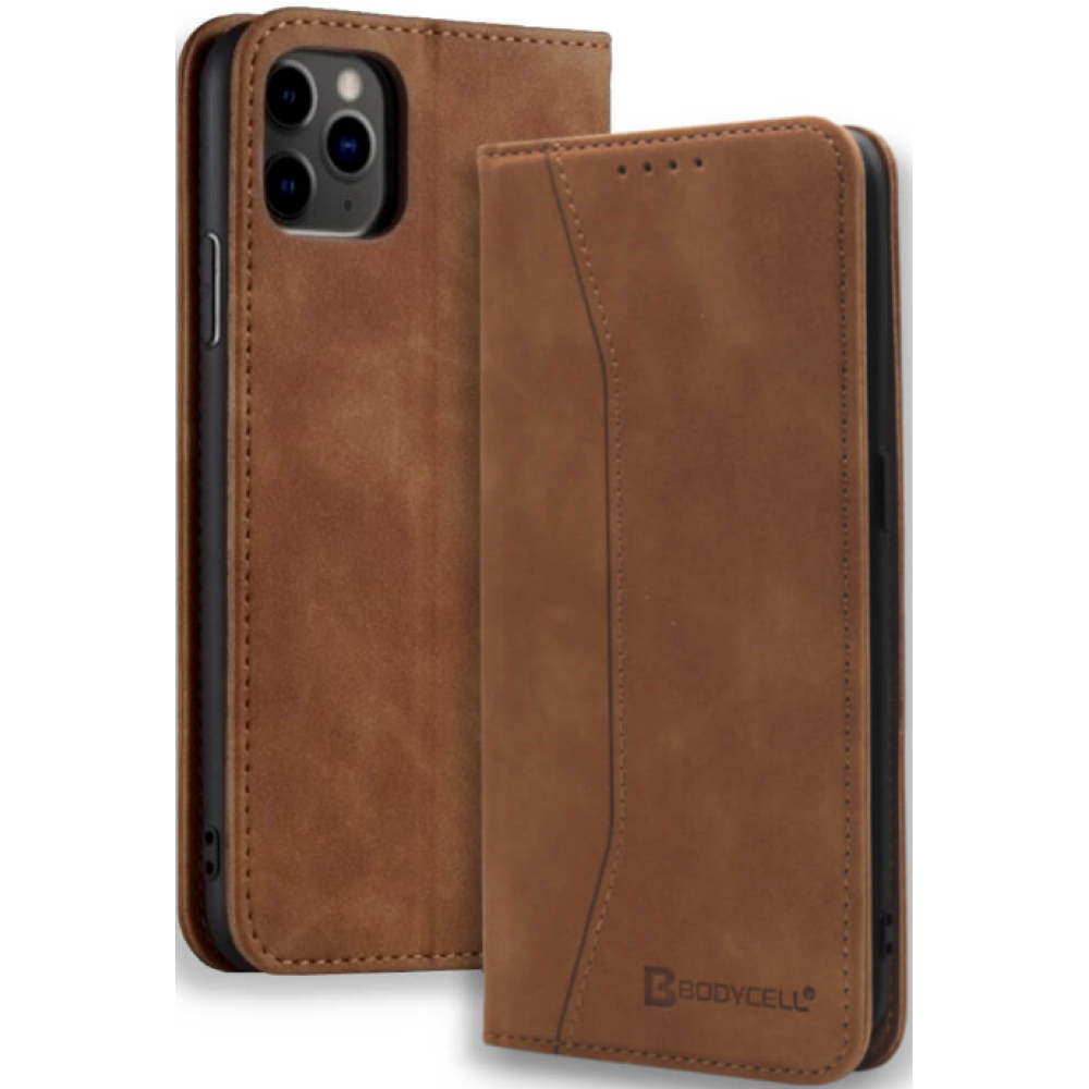Bodycell Θήκη - Πορτοφόλι Apple iPhone 12 mini - Brown (5206015055324)