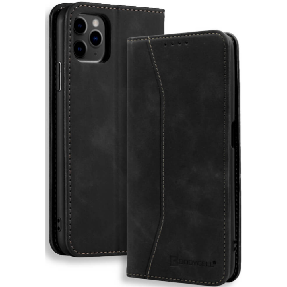 Bodycell Θήκη - Πορτοφόλι Apple iPhone 12 / 12 Pro - Black (5206015055348)