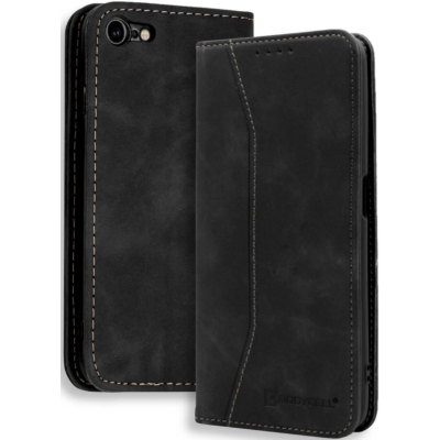 Bodycell Θήκη - Πορτοφόλι Apple iPhone SE 2022 / 2020 / 8 / 7 - Black (5206015057403)
