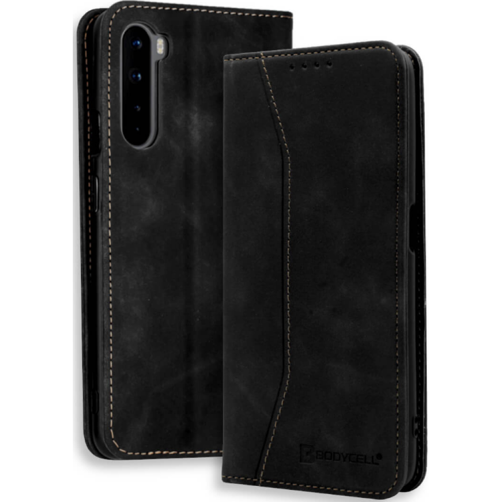 Bodycell Θήκη - Πορτοφόλι OnePlus Nord - Black (5206015063459)