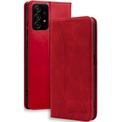 Bodycell Θήκη - Πορτοφόλι Samsung Galaxy A72 - Red (5206015062995)