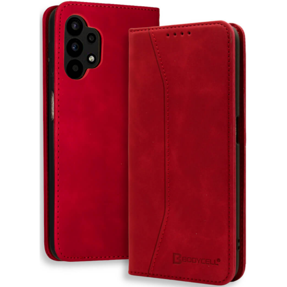 Bodycell Θήκη - Πορτοφόλι Samsung Galaxy A32 5G - Red (5206015063084)