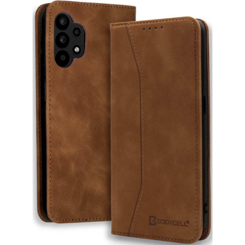 Bodycell Θήκη - Πορτοφόλι Samsung Galaxy A32 4G - Brown (5206015063046)