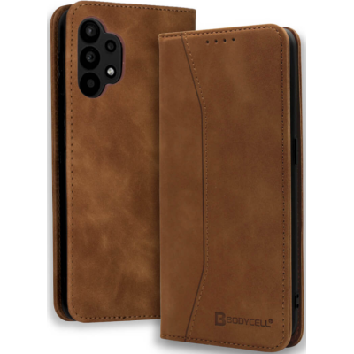 Bodycell Θήκη - Πορτοφόλι Samsung Galaxy A32 4G - Brown (5206015063046)