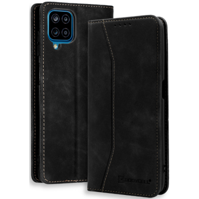 Bodycell Θήκη - Πορτοφόλι Samsung Galaxy A12 - Black (5206015062940)