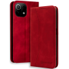 Bodycell Θήκη - Πορτοφόλι Xiaomi 11 Lite 5G NE / Mi 11 Lite - Red (5206015063381)
