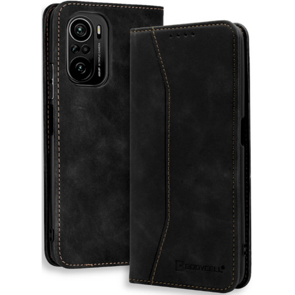Bodycell Θήκη - Πορτοφόλι Xiaomi Poco F3 - Black (5206015063275)
