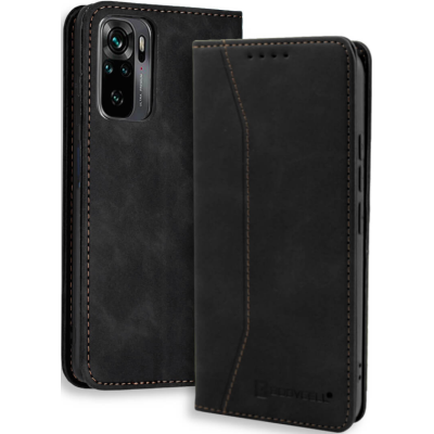Bodycell Θήκη - Πορτοφόλι Xiaomi Redmi Note 10 / Note 10S - Black (5206015063152)