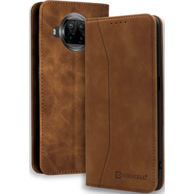 Bodycell Θήκη - Πορτοφόλι Xiaomi Mi 10T Lite - Brown (5206015063220)