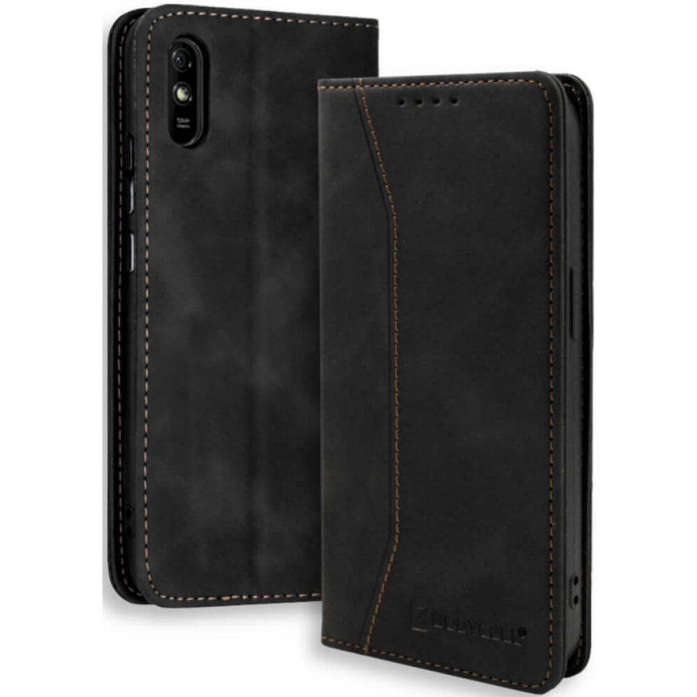 Bodycell Θήκη - Πορτοφόλι Xiaomi Redmi 9A / 9AT / 9i - Black (5206015059308)