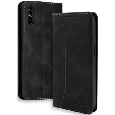 Bodycell Θήκη - Πορτοφόλι Xiaomi Redmi 9A / 9AT / 9i - Black (5206015059308)