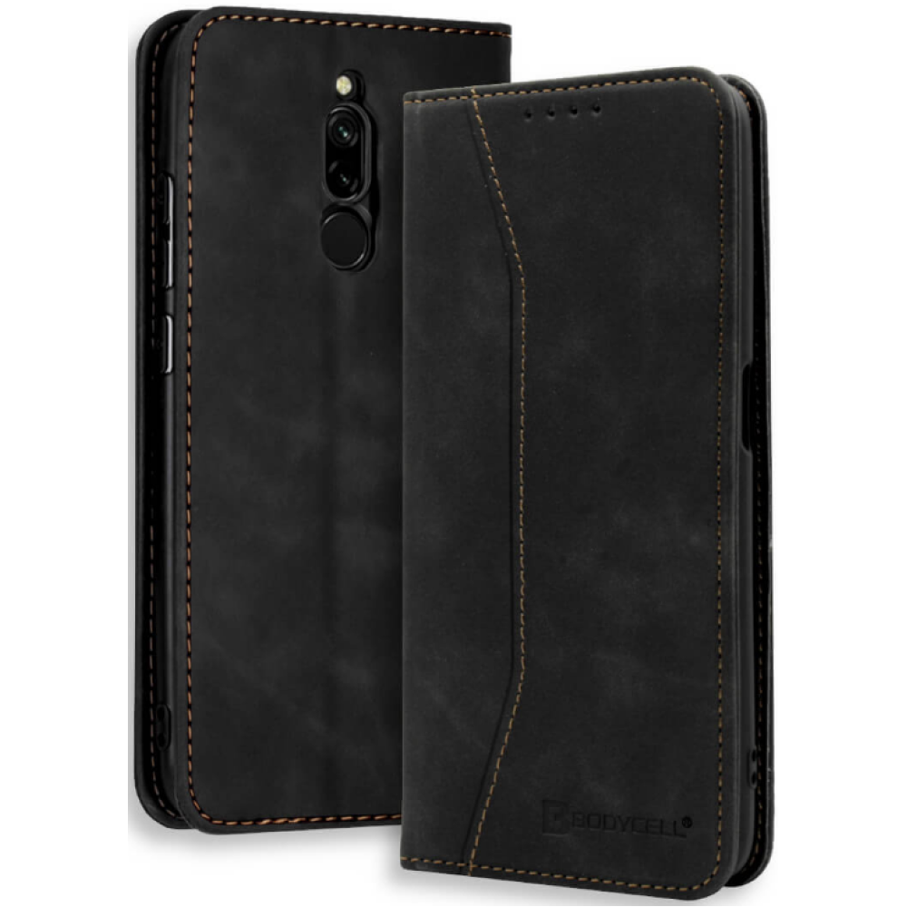 Bodycell Θήκη - Πορτοφόλι Xiaomi Redmi 8 - Black (5206015059155)