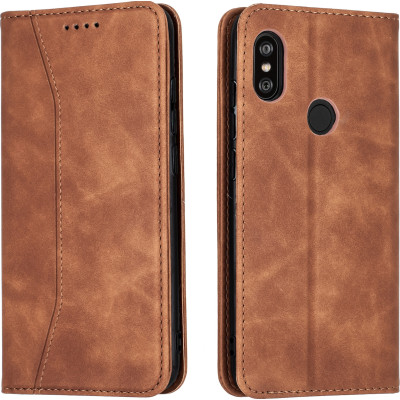 Bodycell Θήκη - Πορτοφόλι Xiaomi Redmi Note 6 Pro - Brown (5206015059421)