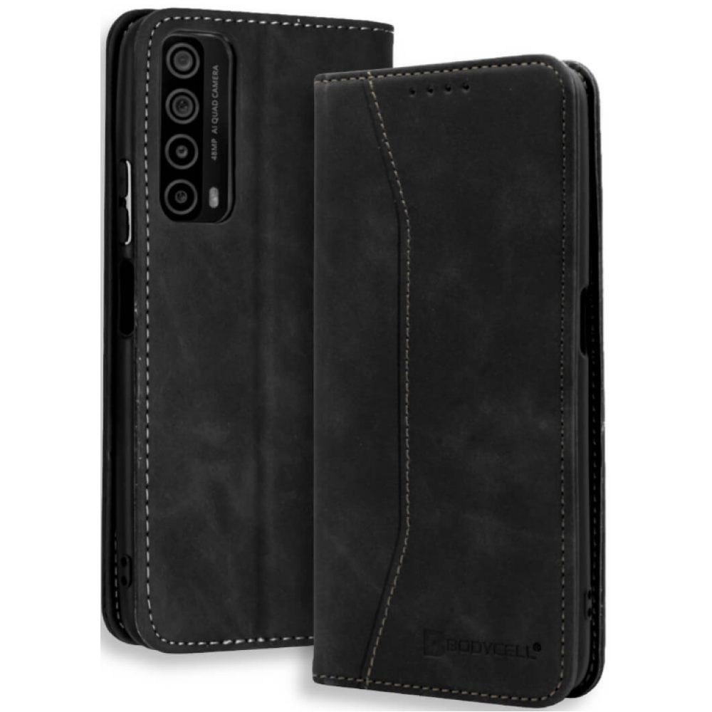 Bodycell Θήκη - Πορτοφόλι Huawei P Smart 2021 - Black (5206015060120)