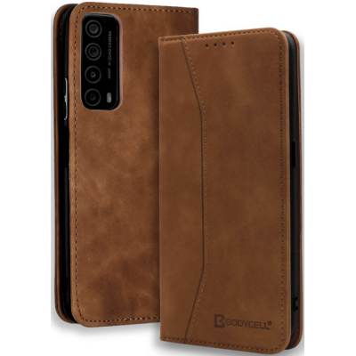 Bodycell Θήκη - Πορτοφόλι Huawei P Smart 2021 - Brown (5206015060144)